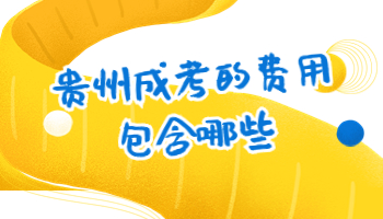 貴州成考的費用