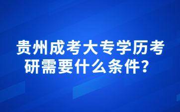 貴州成考